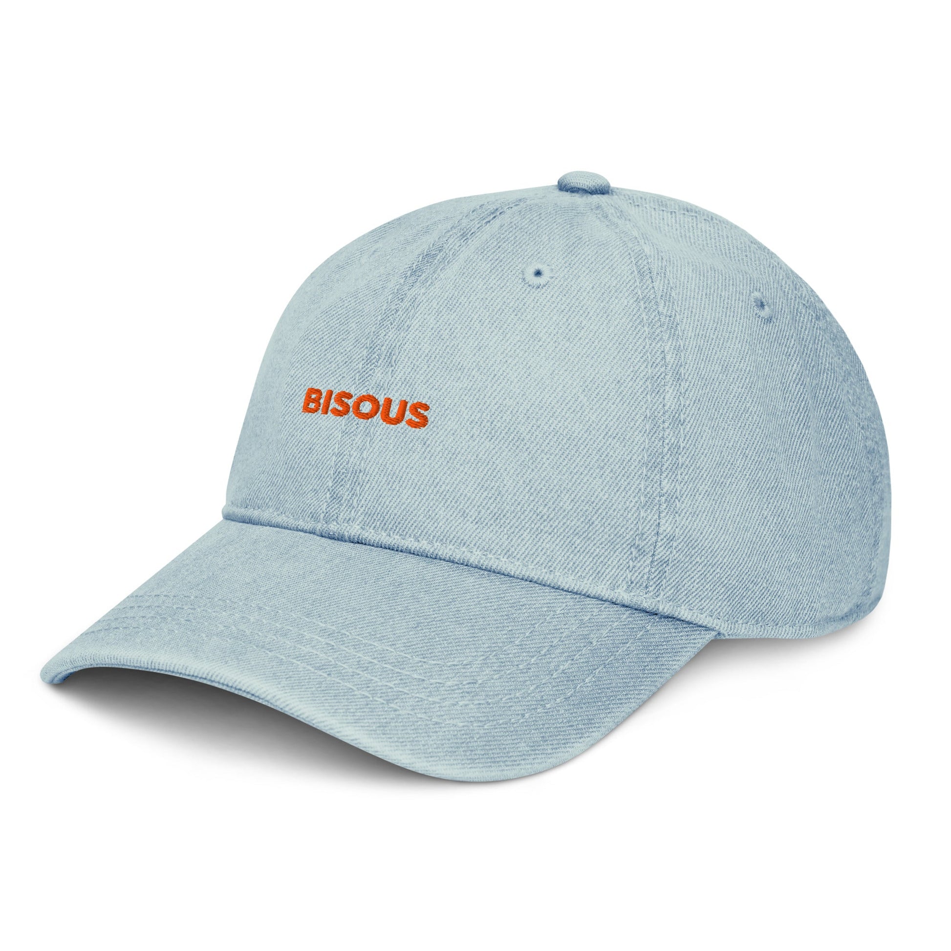 Bisous Denim - Cap - SASONA - EMBROIDERY
