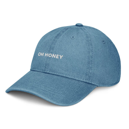 Oh Honey Denim - Cap - SASONA - EMBROIDERY