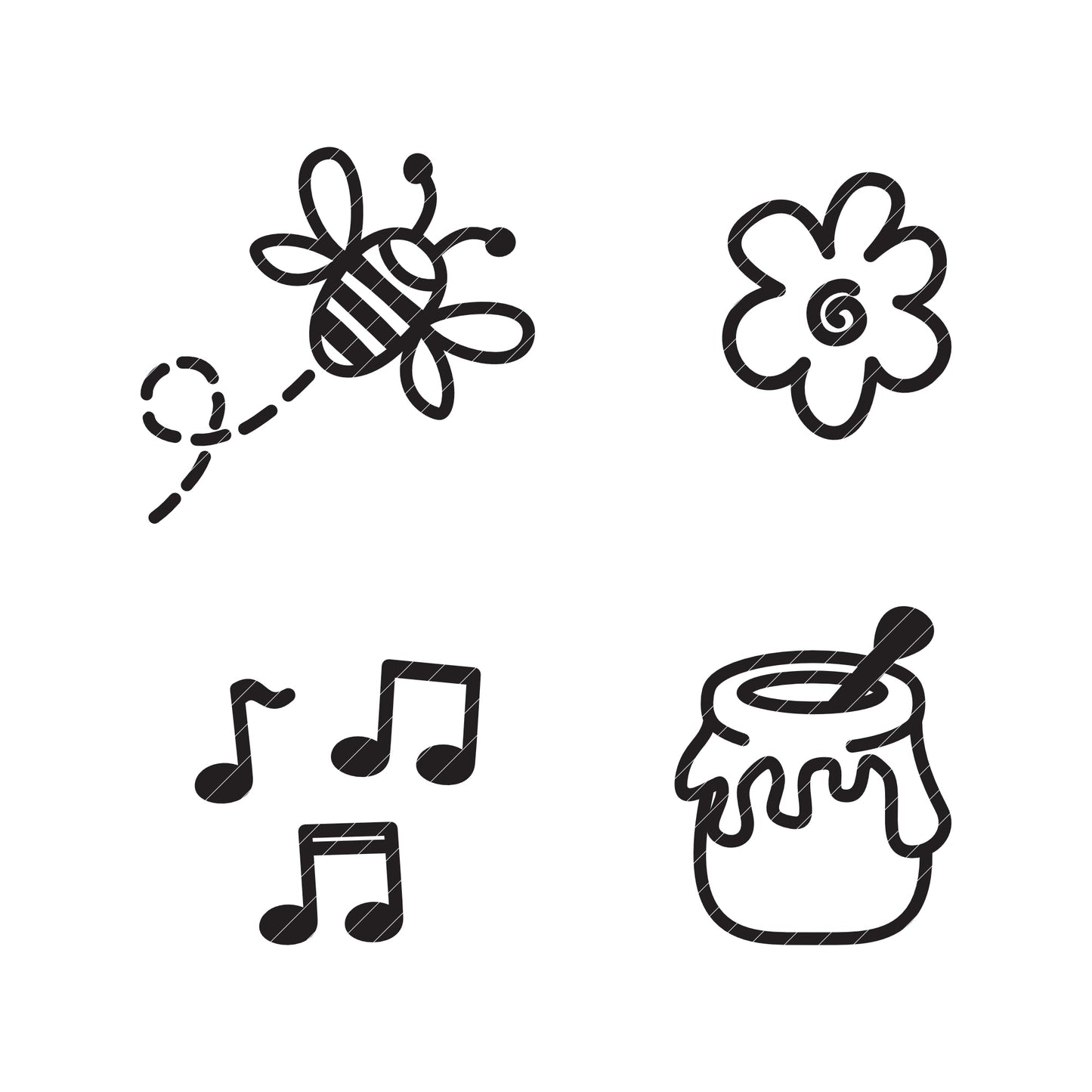 Plotterdatei Oh Honey - SASONA - 